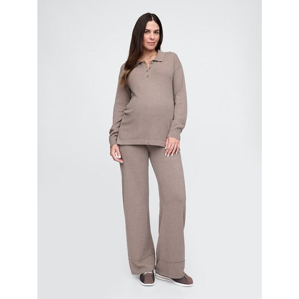 Gap Maternity CashSoft Henley Sweater Polo - M